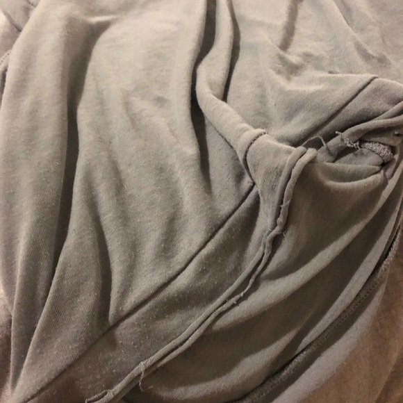 Free People Distressed V neck Tee - Picture 5 of 5